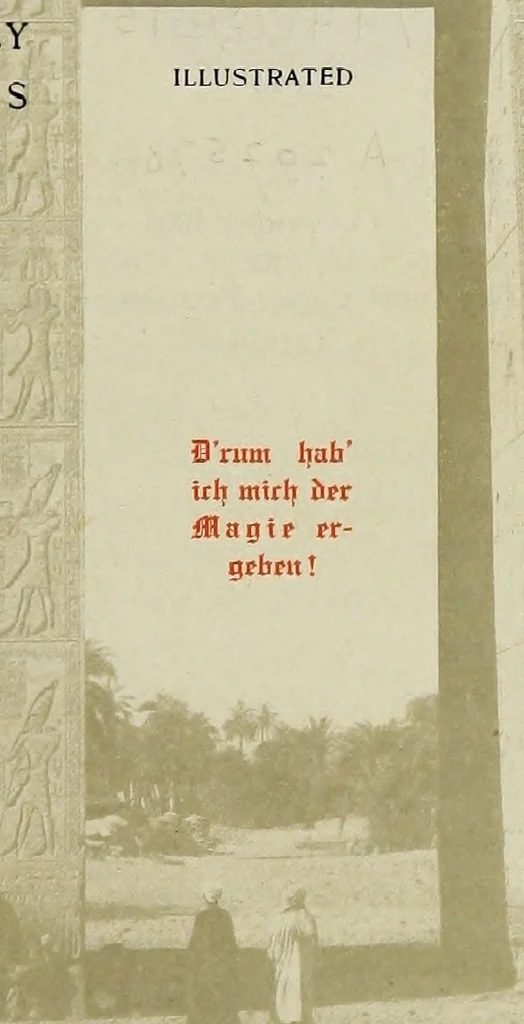 An illustration from The old and the new magic, 1906, leaf 8
