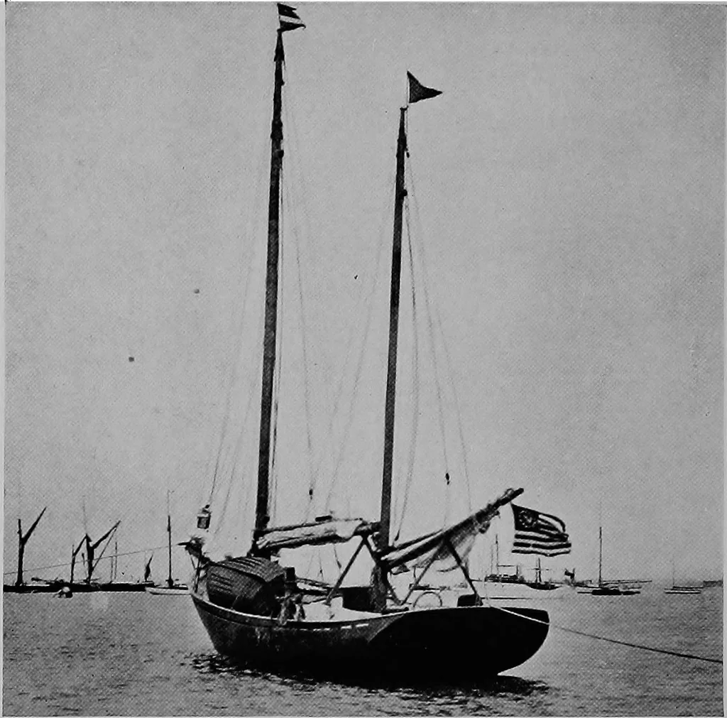 An illustration from The track of the "typhoon", 1921, leaf 101
