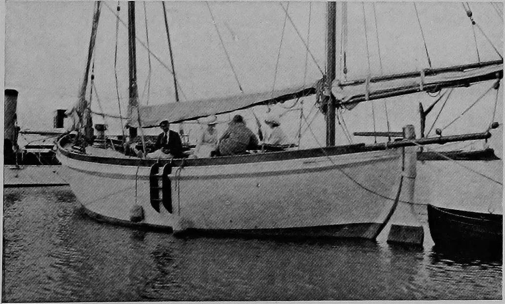 An illustration from The track of the "typhoon", 1921, leaf 164