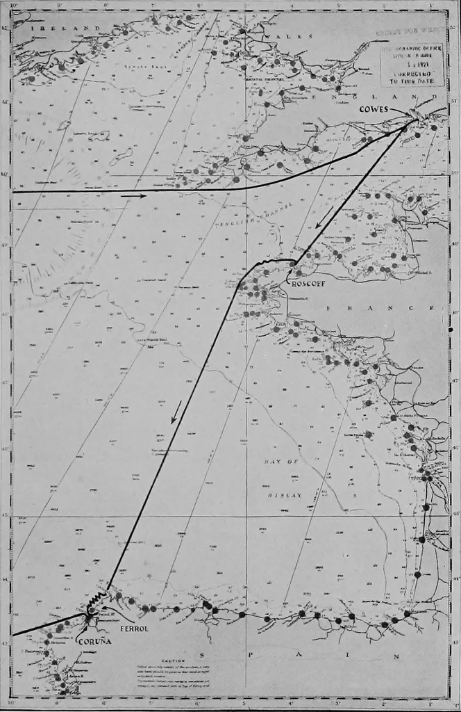 An illustration from The track of the "typhoon", 1921, leaf 170