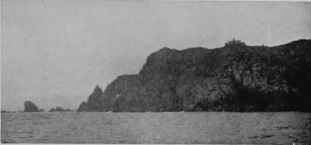An illustration from The track of the "typhoon", 1921, leaf 200