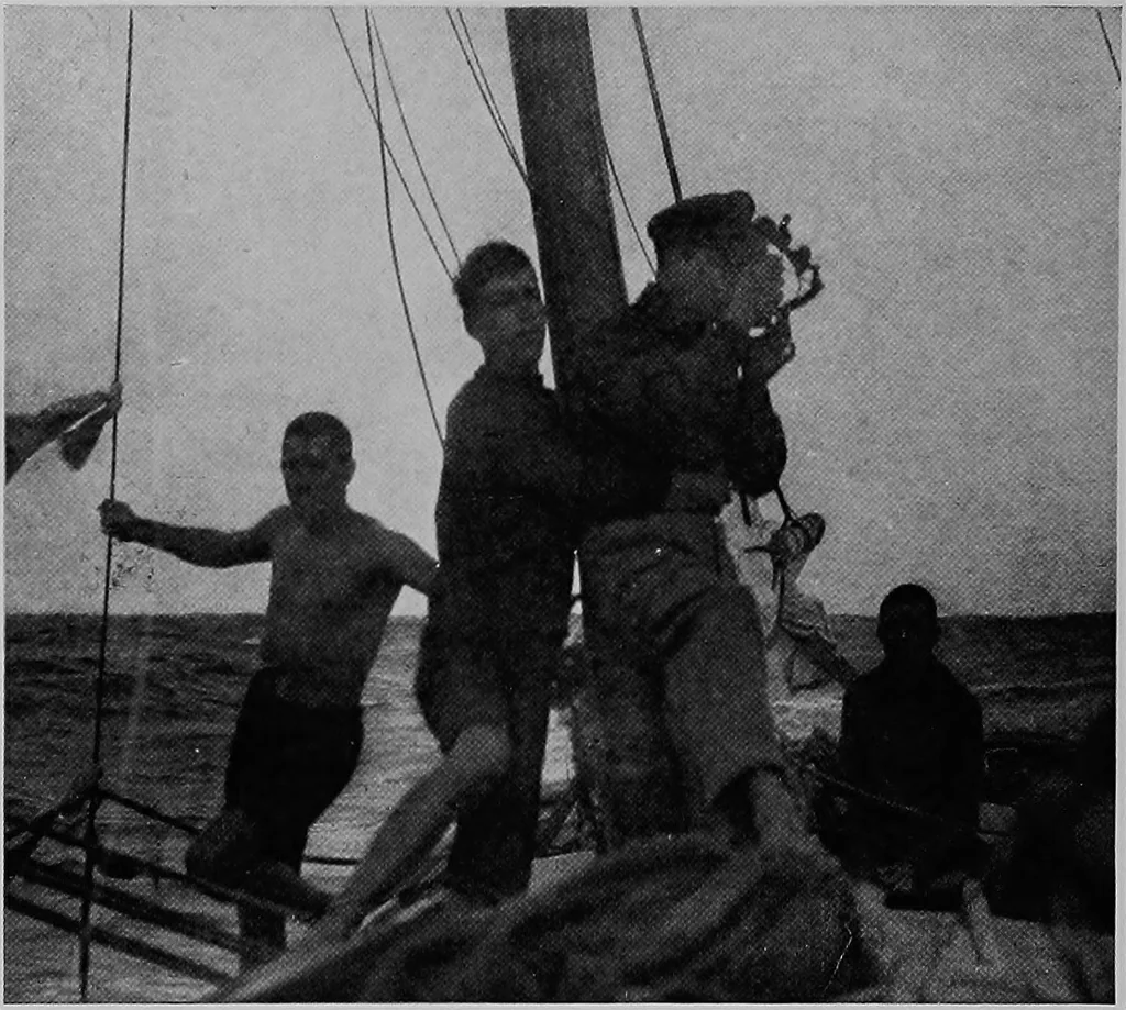 An illustration from The track of the "typhoon", 1921, leaf 281
