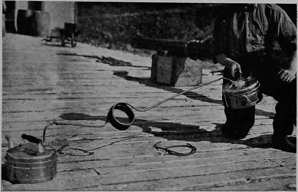 An illustration from The track of the "typhoon", 1921, leaf 48
