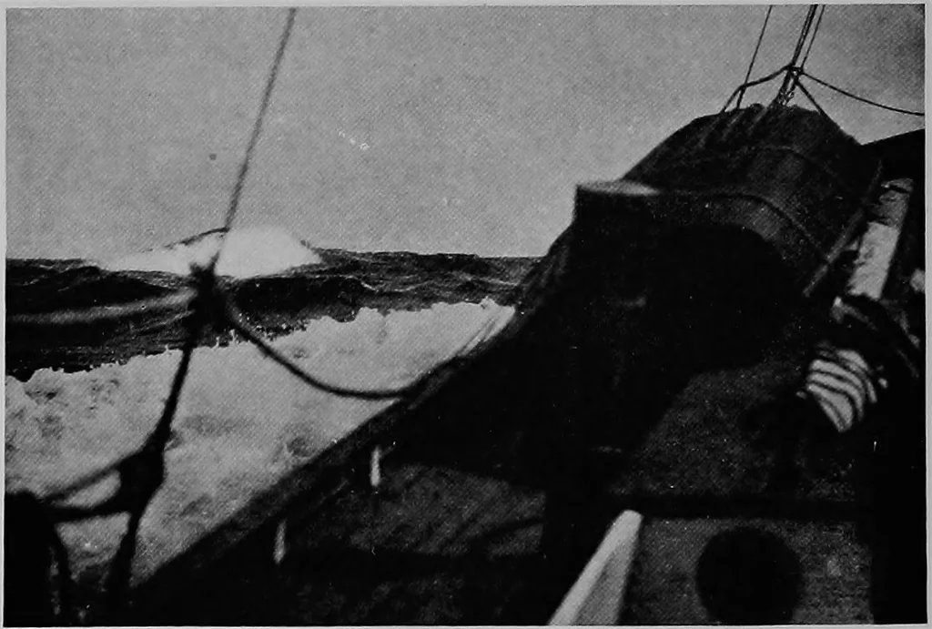 An illustration from The track of the "typhoon", 1921, leaf 55