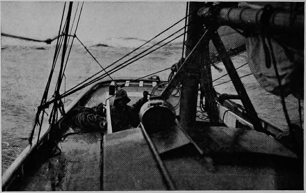 An illustration from The track of the "typhoon", 1921, leaf 85