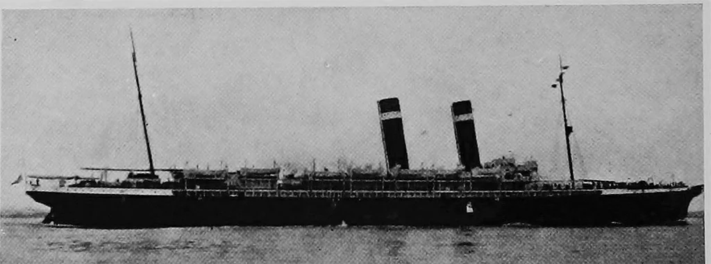 An illustration from The track of the "typhoon", 1921, leaf 91