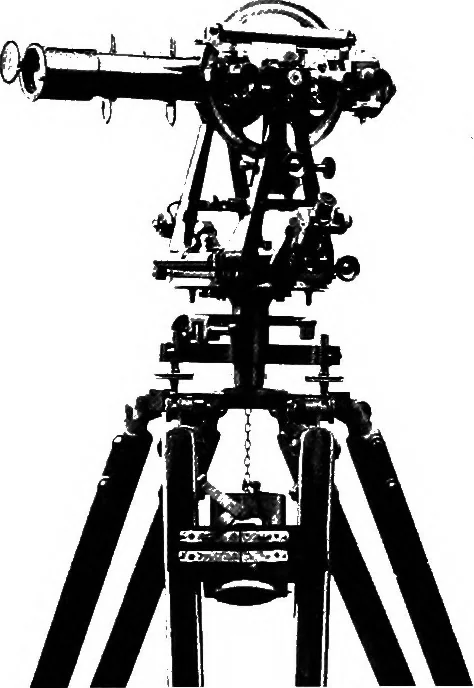 An illustration from Maps and survey, 1913, leaf 208