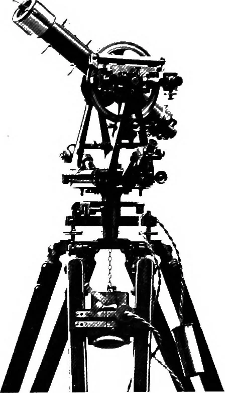An illustration from Maps and survey, 1913, leaf 208