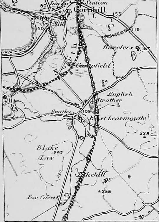 An illustration from Maps and survey, 1913, leaf 26
