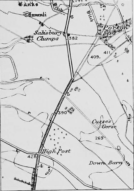 An illustration from Maps and survey, 1913, leaf 26