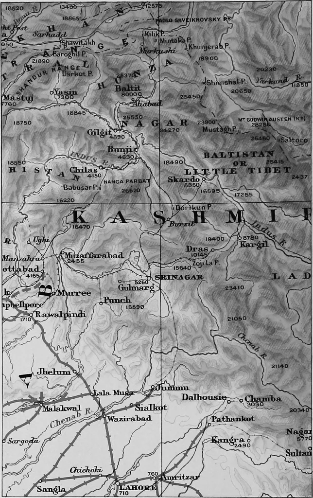 An illustration from Maps and survey, 1913, leaf 75