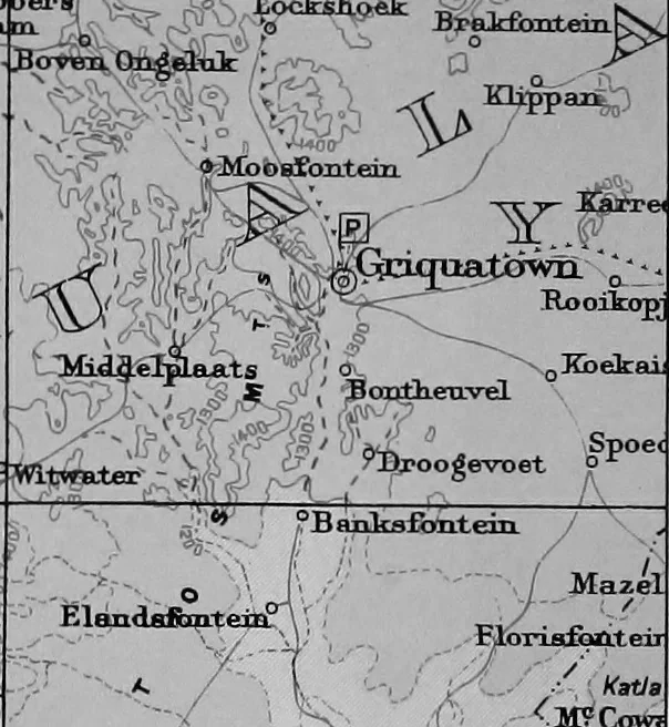 An illustration from Maps and survey, 1913, leaf 91