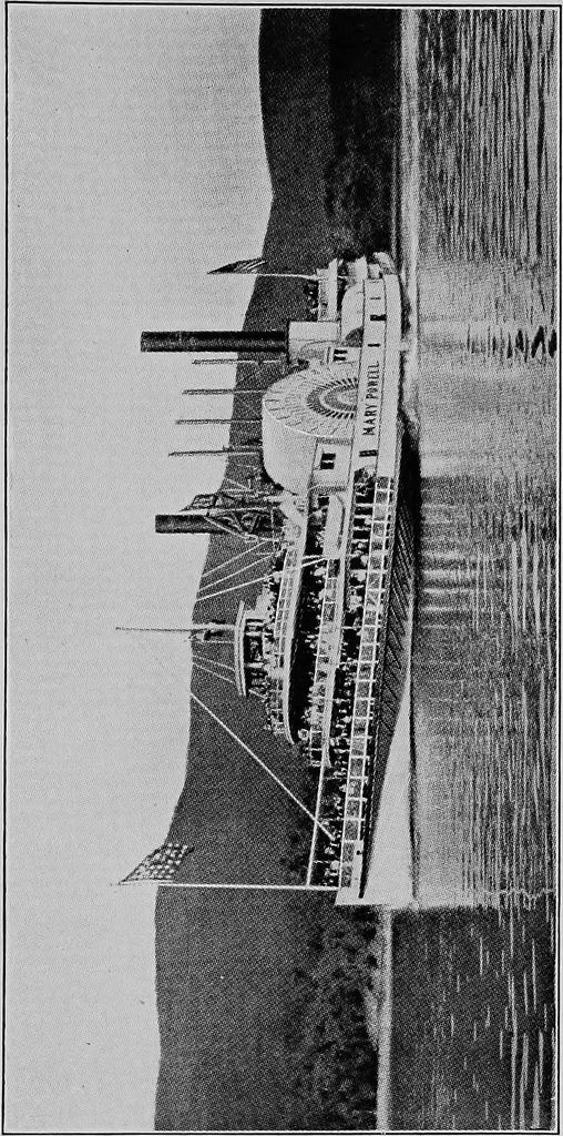 An illustration from Old steamboat days on the Hudson River; tales and reminiscences of the stirring times that followed the introduction of steam navigation, 1907, leaf 108