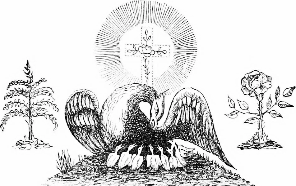 An illustration from A concise history of freemasonry, 1904, leaf 129