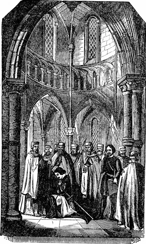 An illustration from A concise history of freemasonry, 1904, leaf 176