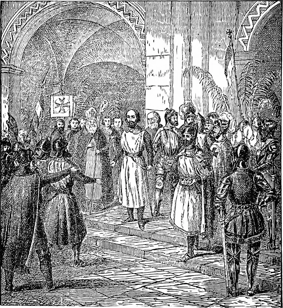 An illustration from A concise history of freemasonry, 1904, leaf 177