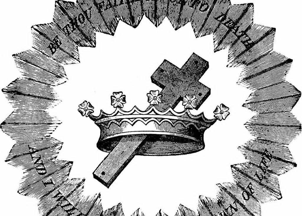 An illustration from A concise history of freemasonry, 1904, leaf 194