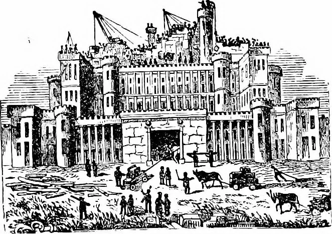 An illustration from A concise history of freemasonry, 1904, leaf 311