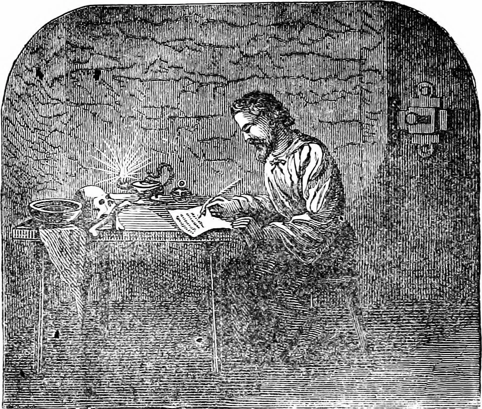 An illustration from A concise history of freemasonry, 1904, leaf 37