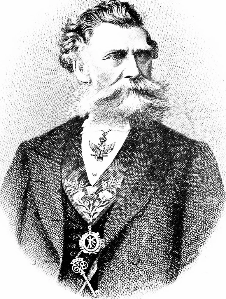An illustration from A concise history of freemasonry, 1904, leaf 374