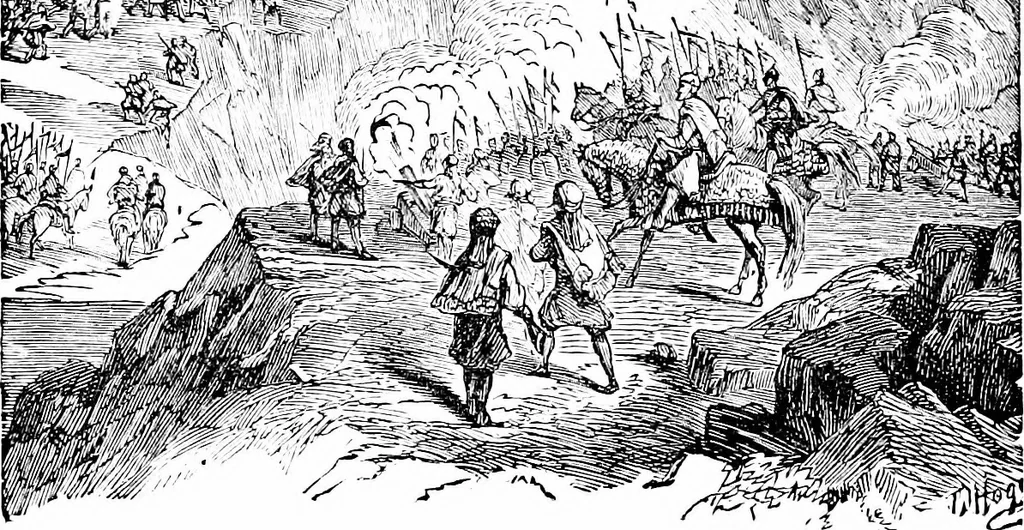 An illustration from A concise history of freemasonry, 1904, leaf 397