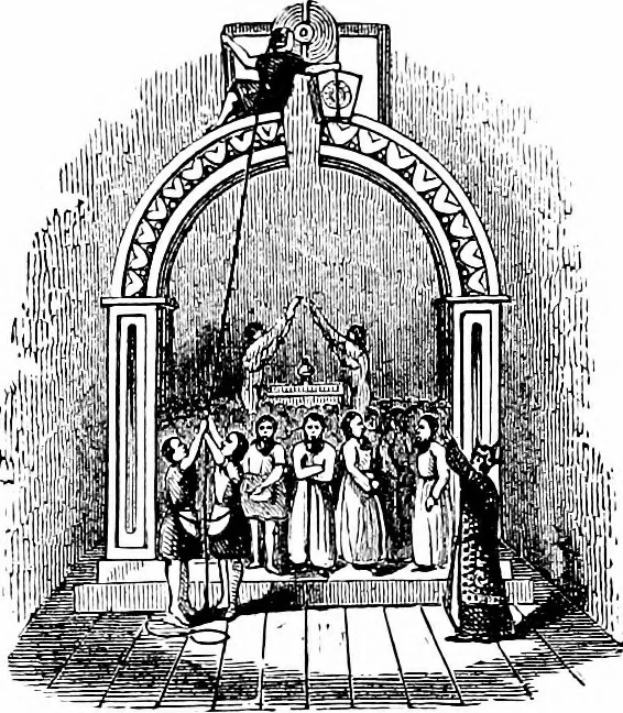 An illustration from A concise history of freemasonry, 1904, leaf 407