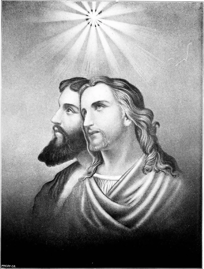 An illustration from A concise history of freemasonry, 1904, leaf 46