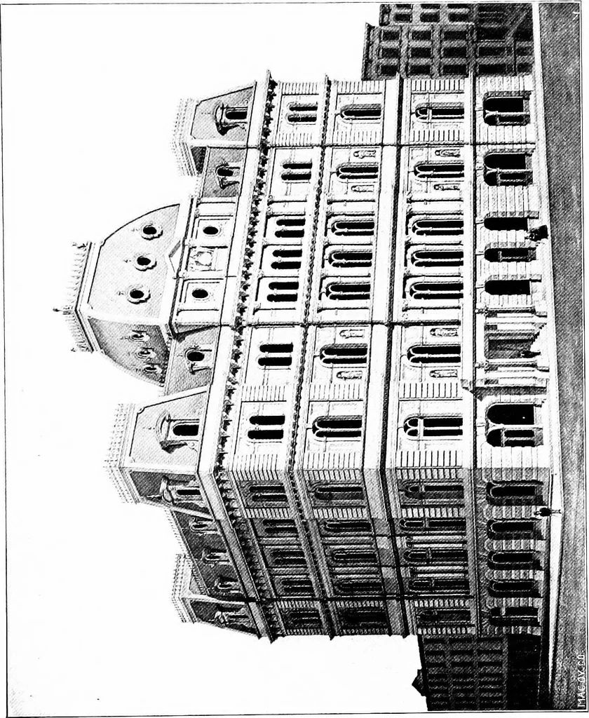 An illustration from A concise history of freemasonry, 1904, leaf 580