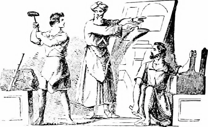 An illustration from A concise history of freemasonry, 1904, leaf 59