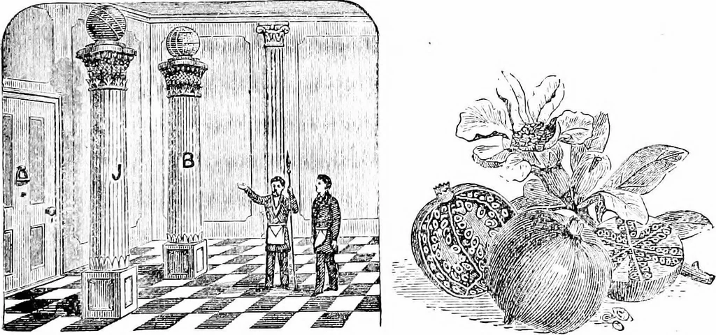 An illustration from A concise history of freemasonry, 1904, leaf 74