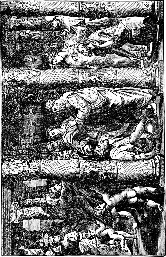 An illustration from A concise history of freemasonry, 1904, leaf 77