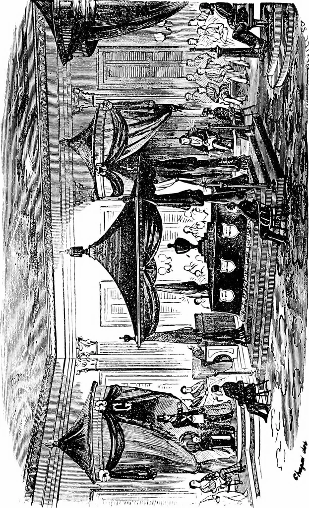An illustration from A concise history of freemasonry, 1904, leaf 98