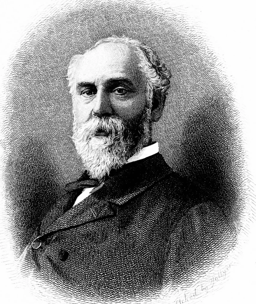 An illustration from A portrait gallery, with biographical sketches of prominent freemasons throughout the United States .., 1892, leaf 110