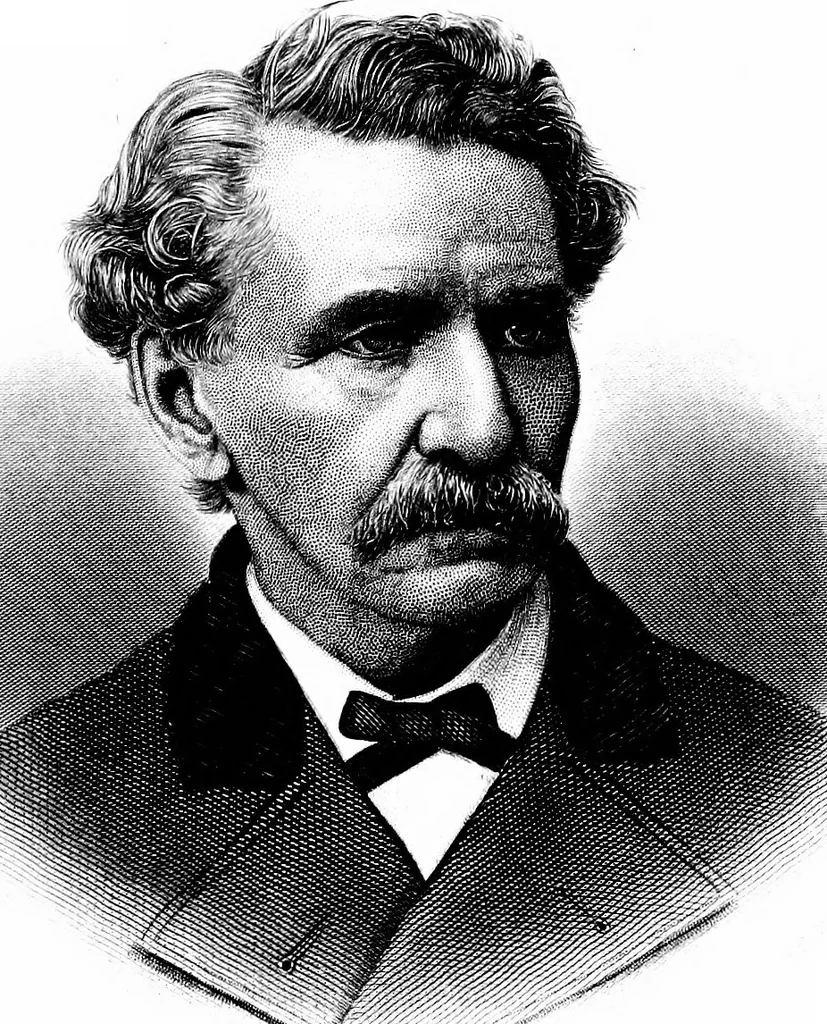 An illustration from A portrait gallery, with biographical sketches of prominent freemasons throughout the United States .., 1892, leaf 36