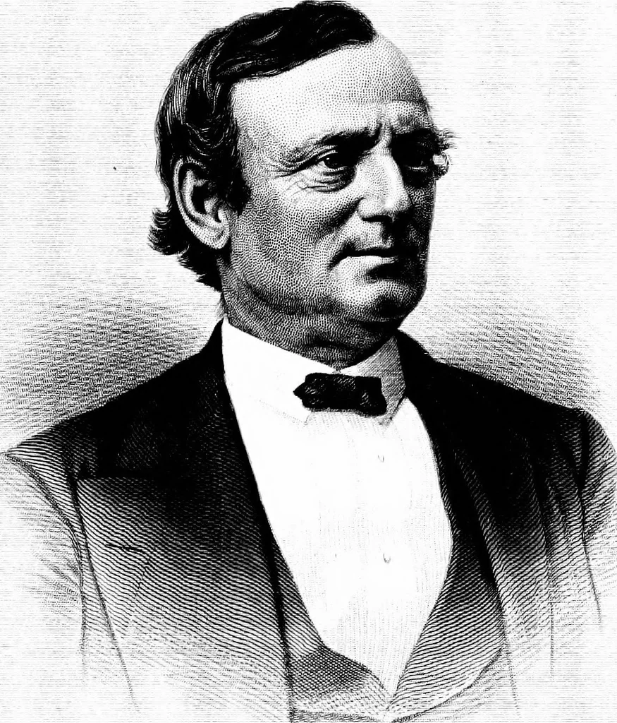 An illustration from A portrait gallery, with biographical sketches of prominent freemasons throughout the United States .., 1892, leaf 48