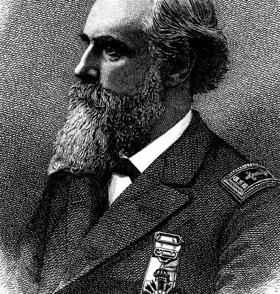 An illustration from A portrait gallery, with biographical sketches of prominent freemasons throughout the United States .., 1892, leaf 66