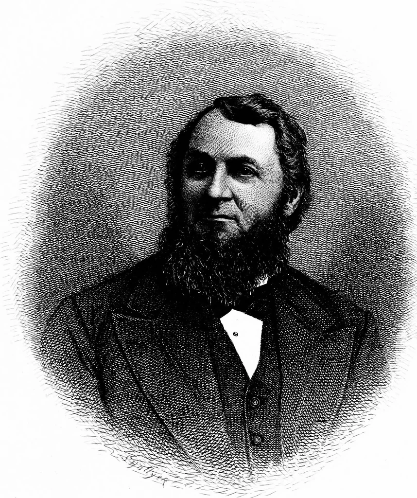 An illustration from A portrait gallery, with biographical sketches of prominent freemasons throughout the United States .., 1892, leaf 80