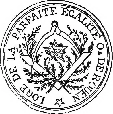 An illustration from The medals of the masonic fraternity described and illustrated, 1880, leaf 148