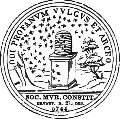 An illustration from The medals of the masonic fraternity described and illustrated, 1880, leaf 50
