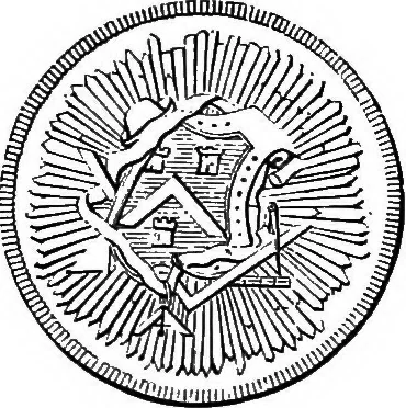 An illustration from The medals of the masonic fraternity described and illustrated, 1880, leaf 50