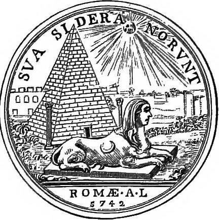 An illustration from The medals of the masonic fraternity described and illustrated, 1880, leaf 500