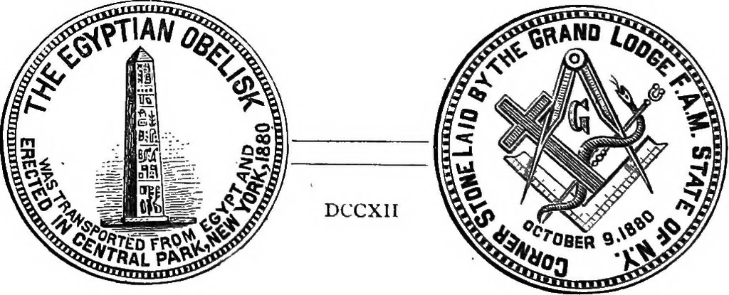 An illustration from The medals of the masonic fraternity described and illustrated, 1880, leaf 625
