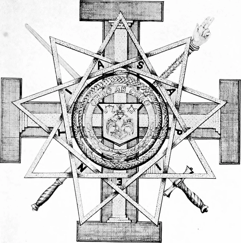 An illustration from One hundred years of Aurora Grata, 1808-1908, 1908, leaf 152