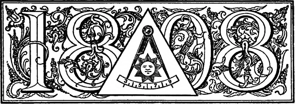 An illustration from One hundred years of Aurora Grata, 1808-1908, 1908, leaf 22