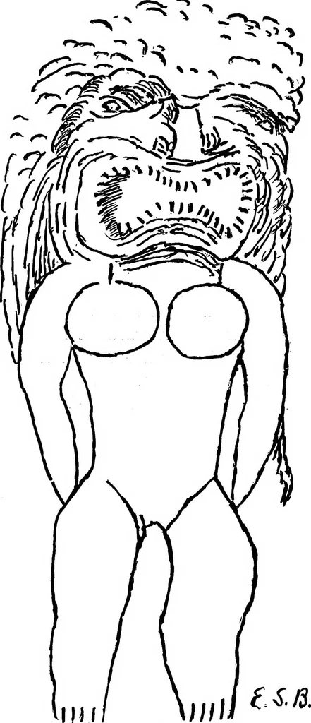 An illustration from Art and man; comparative art studies, 1918, leaf 110