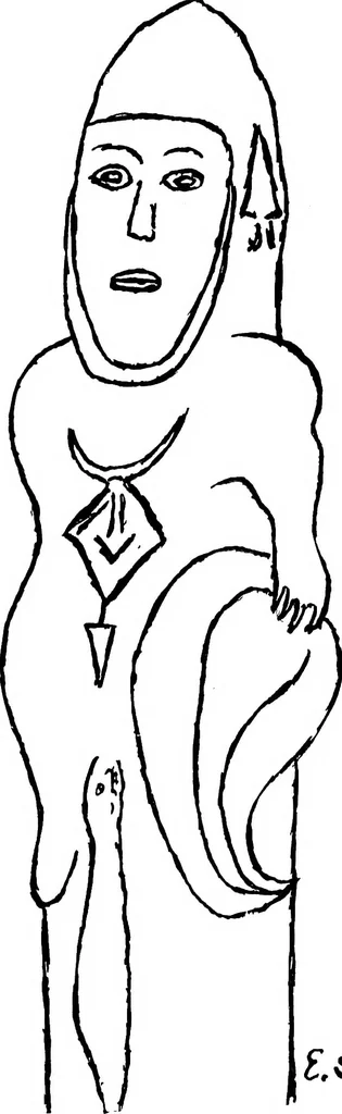 An illustration from Art and man; comparative art studies, 1918, leaf 80