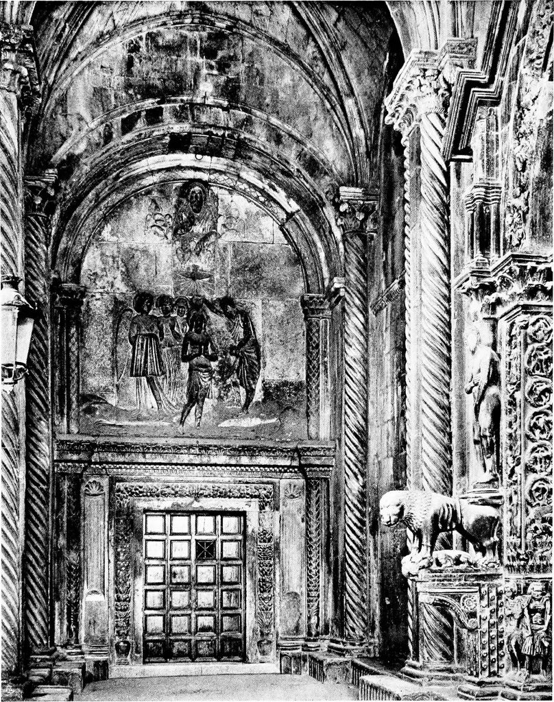 An illustration from Monvmental Dalmatia;, 1917, leaf 105