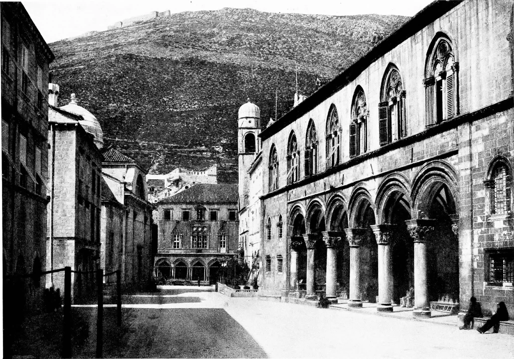 An illustration from Monvmental Dalmatia;, 1917, leaf 167