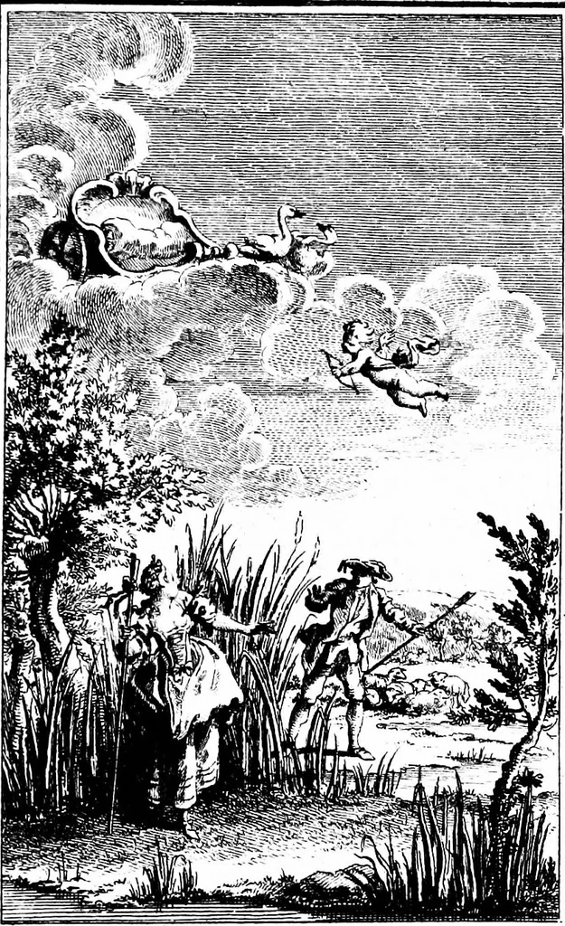 An illustration from Gravelot, 1911, leaf 122