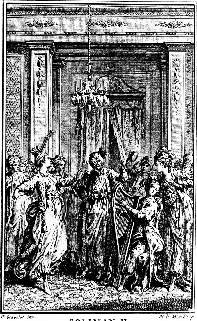 An illustration from Gravelot, 1911, leaf 134